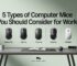 5 Types of Computer Mice You Should Consider for Work